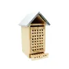 UNUS Insektenhotel Bienenhaus Bienenhotel aus Holz mit Produktbild-Vorschau 4