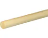 A close-up, straight-on shot of a wooden dowel rod against a white background. Produktbild-Vorschau