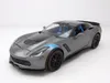 Maisto Corvette Grand Sport 2017, escala 1:24, color gris Vista previa de la imagen del producto 2