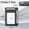 INF Držiak karty s RFID ochranou Pravá koža čierna Náhľad obrázku produktu 3
