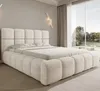 Polsterbett Asti 180×200 cm – Weiß Bouclé-Stoff – mit Produktbild-Vorschau 1