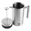 1L French Press kávovar Nerezová oceľ Čajová kanvica Kávová Náhľad obrázku produktu 2
