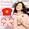 24 Stück Blume Patches zum Aufbügeln, Bunte Blumen Produktbild-Vorschau 3
