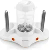 A white Hyundai hotdog maker with a clear plastic chamber and silver skewers. Anteprima dell’immagine prodotto