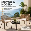 Gartenstuhl Lounge Stuhl 2er Set Gartensessel Rope Produktbild-Vorschau 4