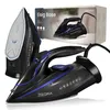A product shot of a Zeegma Eisig Base steam iron and its packaging. Produktbild-Vorschau
