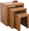 Beistelltisch Holz Design Tisch Modern Wohnzimmer JETZT Produktbild-Vorschau 1