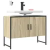 Design Waschbeckenunterschrank Sonoma-Eiche 80x33x60 cm Produktbild-Vorschau 1