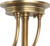 Deckenlampe Creme Messing E27 Glas Metall Jugendstil Produktbild-Vorschau 6