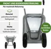 2-Rad Schubkarre verzinkt 150L Gartenkarre Baukarre Produktbild-Vorschau 6