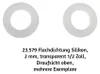 10 kusů plochého silikonového těsnění, 2 mm, průhledné, 1/2 Náhled obrázku produktu 5