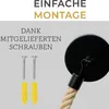 WC Papier Halterung mit Seil, Toilettenpapierhalter , Produktbild-Vorschau 3