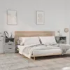 vidaXL Noční stolky 2 ks. Šedý materiál dřeva Sonoma Náhled obrázku produktu 1