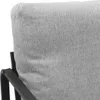 Design-Shop Křeslo Manea  látka / kov- Světle šedá Náhled obrázku produktu 6