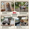 Betz Hundehandtuch Mantel aus Baumwolle mit Klettverschluss Produktbild-Vorschau 5