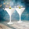 PLATINUX Weiße Martini Gläser 150ml Set 6-Teilig aus Glas Produktbild-Vorschau 2