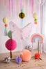 Piñata 58x48x10cm Farfalla da riempire Rosa Anteprima dell’immagine prodotto 2