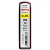 ROTRING Feinmine Dose Feinminen 12 Stück 0,3 HB Náhľad obrázku produktu 4