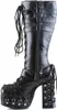 CHARADE-206 Damen Boots von DemoniaCult, Schwarz EU 42, US Produktbild-Vorschau 3