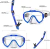 Schnorchelset Erwachsene Taucherbrille Anti-Fog Produktbild-Vorschau 3