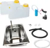 230V Camping Miniküche Boot Imbiss Garten Bausatz Spüle Produktbild-Vorschau 1