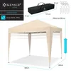 Gazebo KESSER® 3x3 m | impermeabile | borsa per il Anteprima dell’immagine prodotto 7
