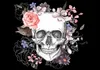 Selbstklebende Folie Fototapete - Skull and Flowers 294x210 Produktbild-Vorschau 5