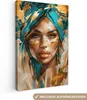 OneMillionCanvasses® - Plátno - Žena - Portrét - Zlatá - Náhled obrázku produktu 1
