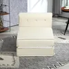HOMCOM Bodensofa 2-in-1 Klappbar Schlafsofa mit Kordoptik Produktbild-Vorschau 7