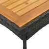 vidaXL 5-tlg. Garten-Essgruppe mit Kissen Schwarz Poly Produktbild-Vorschau 6