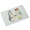 Mr. & Mrs. Panda Medium Glas Schneidbrett Pinguin Heirat - Produktbild-Vorschau 2