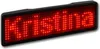 LED jmenovka červená jmenovka 11x14 pixelů programovatelná Náhled obrázku produktu 1