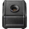 A black electronic device with a circular opening on the front. Produktbild-Vorschau