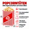 Popcornloop 100 er Popcorntüten Popcorn Box Tüten Candy Bar Produktbild-Vorschau 2