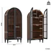 Armoire haute Flyks avec portes en verre, idéale pour la Voir les images du produit 5