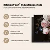 KitchenYeah© Herdabdeckplatte Katze - Blumen - Kunst , Produktbild-Vorschau 6