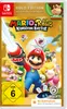 The image shows the front cover of the Mario & Rabbids Kingdom Battle Gold Edition game for Nintendo Switch. Náhled obrázku produktu