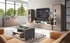 Wohnzimmer Set 4-teilig in beige mit anthrazit, SELCE-83 Produktbild-Vorschau 1