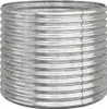 vidaXL Pflanzkübel Verzinkter Stahl 80x80x68 cm Silber Produktbild-Vorschau 1