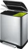EKO Poubelle à pédale E-Cube 28 L+18 L argent mat Voir les images du produit 3