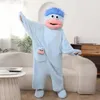 Silly Onesie Blau Plüsch Monster Onesie Pyjama – Produktbild-Vorschau 1