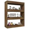 vidaXL Bücherregal/Raumteiler Braun Eichen-Optik 80x30x103 Produktbild-Vorschau 5