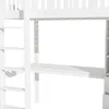 Sweiko Hochbett, 90x200cm , Schreibtisch, Kleiderschrank, 3 Produktbild-Vorschau 16
