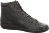 A black leather high-top sneaker for women. Produktbild-Vorschau