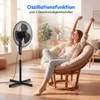 MEDION Standventilator mit Fernbedienung, drei Produktbild-Vorschau 4