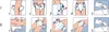 Diagrams showing how to put on and take off an adult diaper. Anteprima dell’immagine prodotto