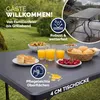 CASARIA® Gartentisch 183x76cm Klappbar Wetterfest Tragbar Produktbild-Vorschau 6