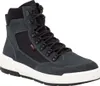 A single gray high-top boot with black laces and a white sole, shown from a side-front angle against a white background. Produktbild-Vorschau