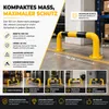 Rammschutzbügel 100 cm Stahl – Lagerschutz & Anfahrschutz Produktbild-Vorschau 5
