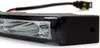Close-up of a black LED light bar with a clear lens. Anteprima dell’immagine prodotto